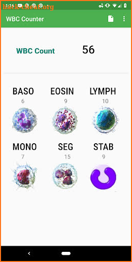 WBC Counter - White Blood Cells differential Count screenshot