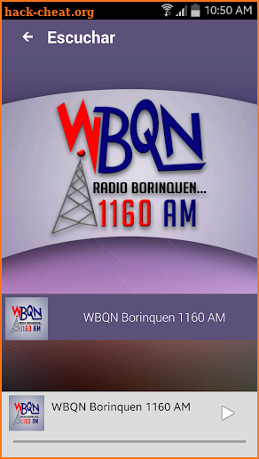 WBQN 1160 screenshot