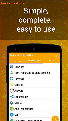 WBus - Tempo Real Horario de onibus e itinerarios screenshot