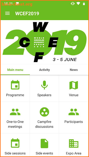 WCEF2019 screenshot