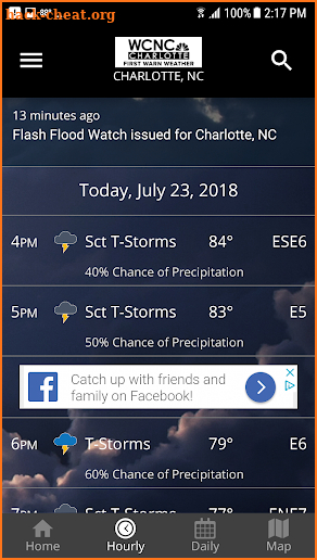 WCNC Charlotte Weather App screenshot