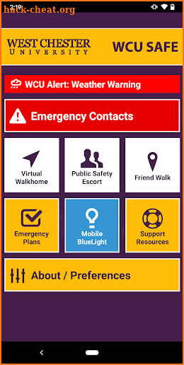 WCU SAFE screenshot