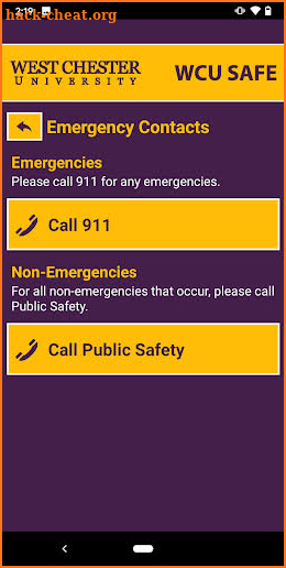 WCU SAFE screenshot