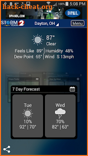 WDTN Weather screenshot