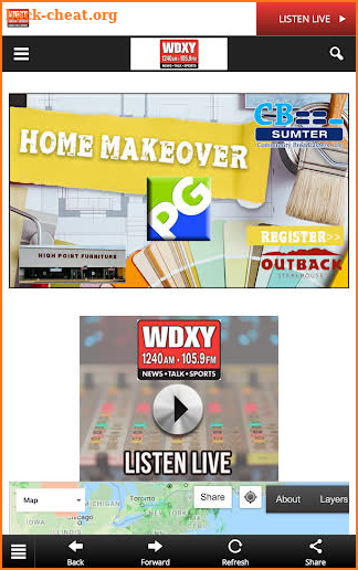 WDXY 105.9/1240am screenshot