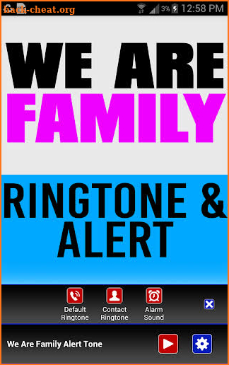 We Are Family Ringtone & Alert screenshot