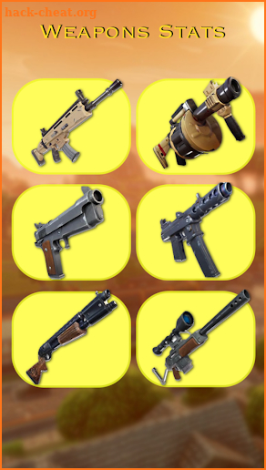 Weapons Stats For Fortnite Battle Royale screenshot