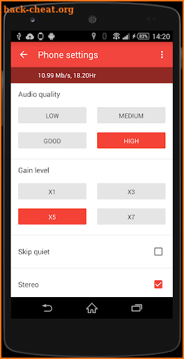 Wear Audio Recorder screenshot