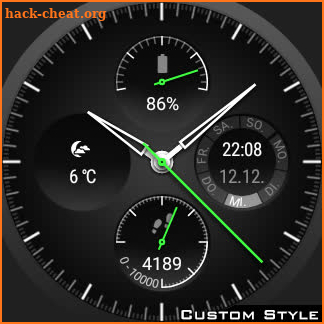 Wear Chronograph Watch Face screenshot