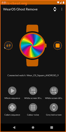 Wear LCD Ghost Remove screenshot