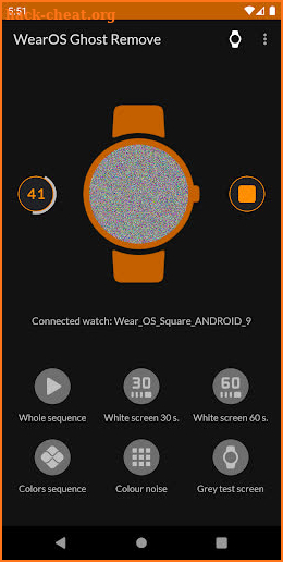 Wear LCD Ghost Remove screenshot