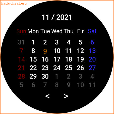 Wear OS Calendar Tile screenshot