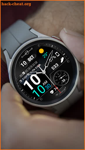 WearOS Hybird WatchFace NTV567 screenshot