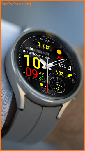 WearOS Hybird WatchFace NTV567 screenshot