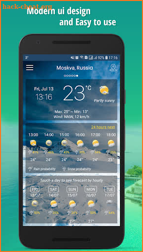 Weather screenshot