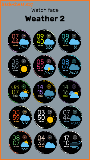 Weather 2 Watch face screenshot