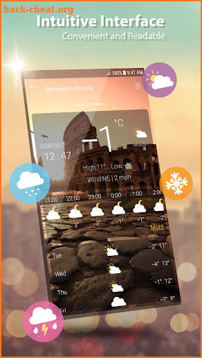 Weather screenshot