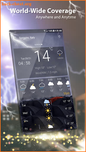 Weather screenshot