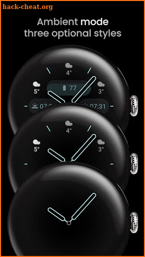 Weather Analog: Watch face screenshot