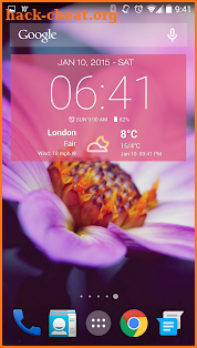 Weather & Clock Widget for Android Ad Free screenshot