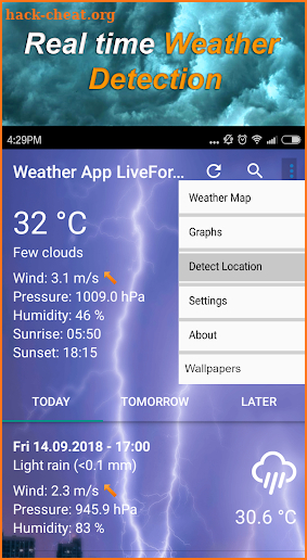 Weather App Live Forcast - Wind Speed - Widget screenshot