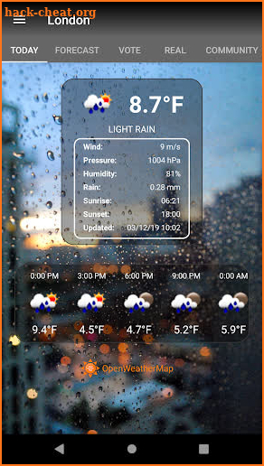 Weather App: Make your own weather w/ a can of fun screenshot