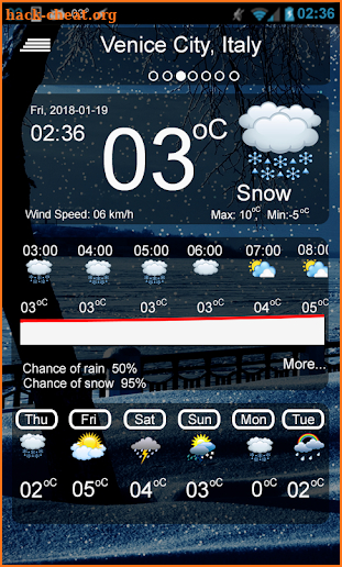 Weather App: Real time live weather forecast screenshot