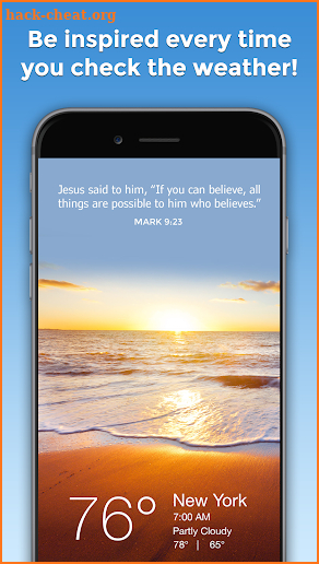 Weather Bible - Daily Christian Verses + Forecast screenshot