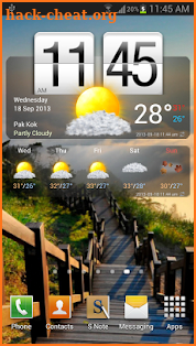 Weather Clock Pro screenshot