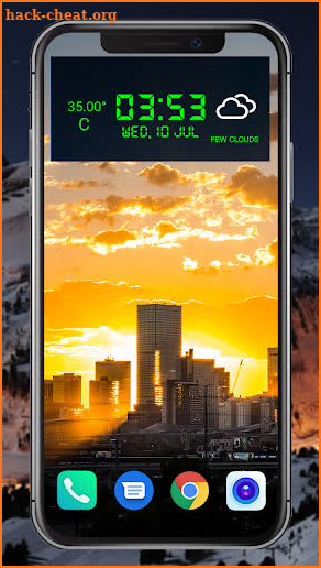 Weather Clock Widget & Day Night wallpaper screenshot