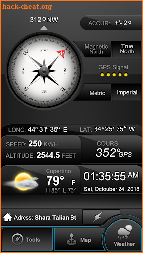 Weather Compass GPS+ screenshot