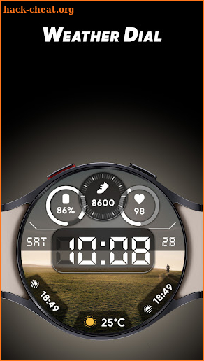 Weather Dial - Watch face screenshot