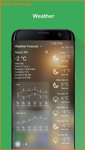 Weather for Edge Panel screenshot