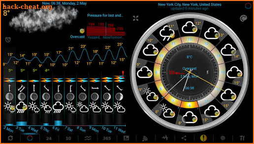 Weather for TV with Android TV screenshot