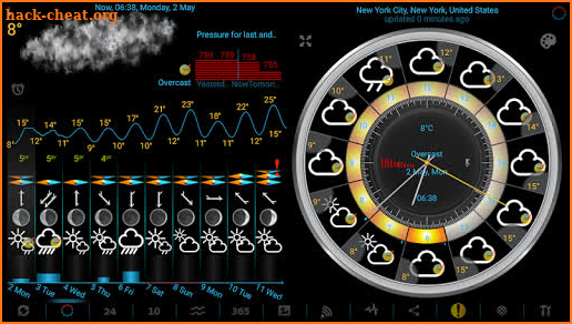 Weather for TV with Android TV screenshot