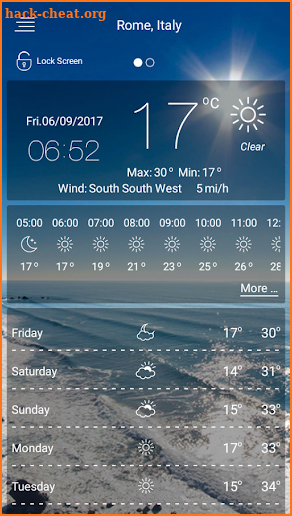 weather forcast pro screenshot