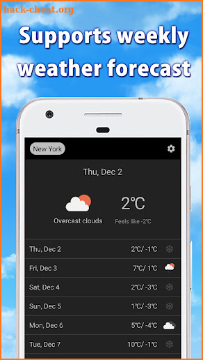 Weather Forecast screenshot