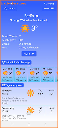 Weather Forecast screenshot