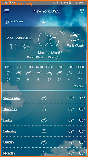 Weather Forecast screenshot