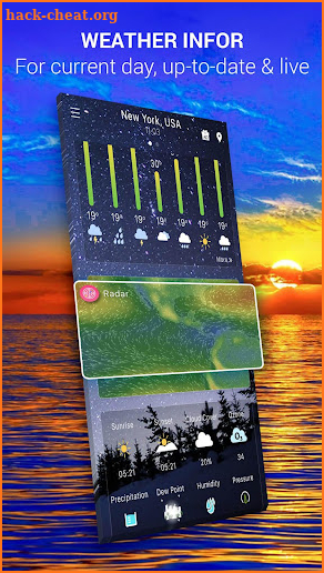 Weather forecast screenshot