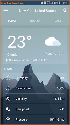 Weather Forecast screenshot