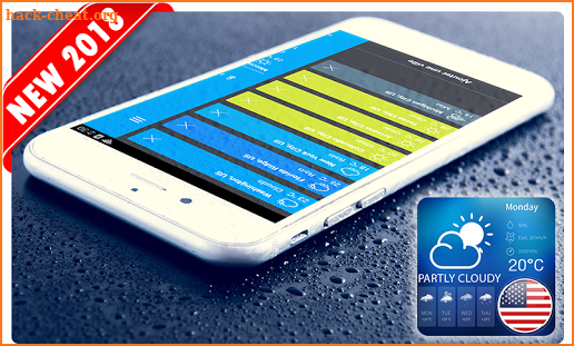 Weather Forecast Clock in USA - New 2018 screenshot