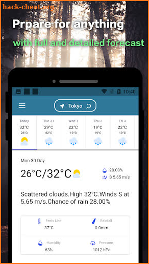 Weather Forecast - Local Weather & Widget & Radar screenshot