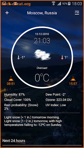 Weather Forecast Pro 2019 screenshot