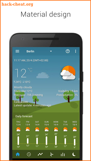 Weather forecast theme pack 2 screenshot