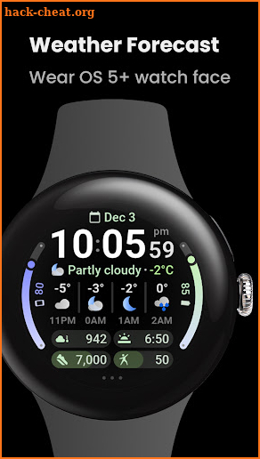 Weather Forecast Watch Face screenshot