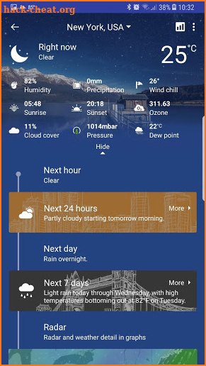 Weather forecast - weather widget, radar & alert. screenshot