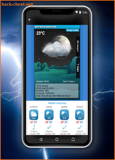 Weather Hong Kong screenshot