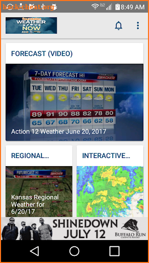 Weather KSN16 KODE12 screenshot