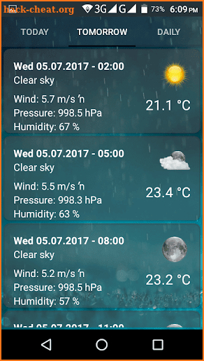 Weather Lite Go screenshot